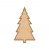  Art board Pine tree 13х22 cm