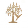 Blank for decoration Candelabrum with curls maxi #328 - 1