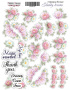 Kit of stickers 24 pcs Shabby dreams #007