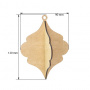 Blank for decoration New year tree toy 65, #498 - 0