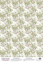 Deco Pergament farbiges Blatt Floral pattern, A3 (11,7" х 16,5")