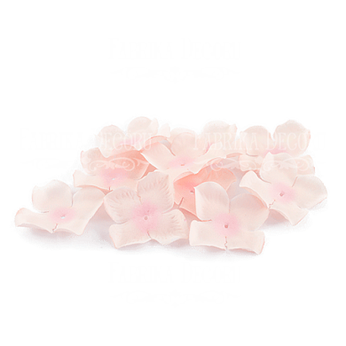 цветочки плоские нежно-розовые 50мм, 10 шт