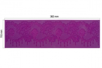 силиконовый коврик, цветочное кружево #04 -2