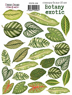 набор наклеек (стикеров) 25 шт botany exotic #208