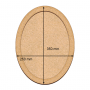 Art board Ellipse, 25cm х 35cm - 0