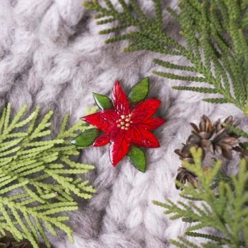 Brooch blank for coloring, #017 - 2