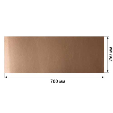 отрез кожзама pink gold, размер 70см х 25см  - 2