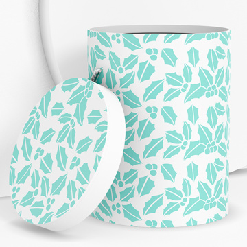 Stencil for decoration XL size (21*30cm), Merry Christmas. Holly, #238 - 2