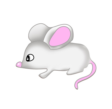 brooch blank for coloring, #085 - 2