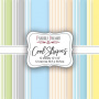 Doppelseitig Scrapbooking Papiere Satz Cool Stripes, 30.5 cm x 30.5 cm, 12 Blätter