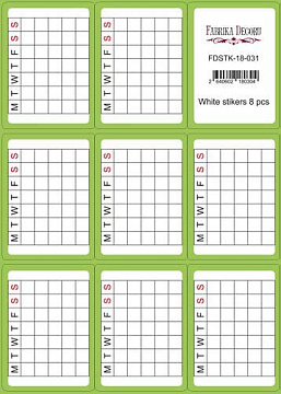 Set of stickers for journaling and planners #18-031