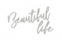 Чипборд Beautiful life 10х20 см #427