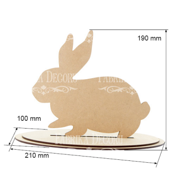 Blank for decoration "Bunny" #249 - 2