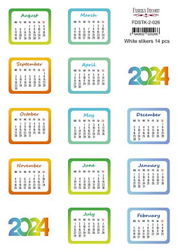 Set of stickers for journaling and planners #2-026(24)