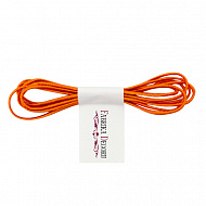 сутажный шнур, цвет оранжевый, 2 мм