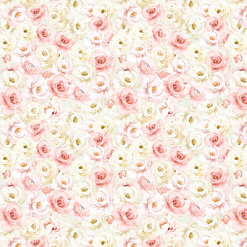 Sheet of double-sided paper for scrapbooking Tenderness and love #01085-1 30,5х30,5