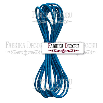 Elastyczny sznurek okrągły, kolor niebieski