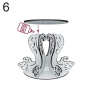 Openwork stand for sweets, cakes and bonbonnières "Swans", White, 390 mm х 390 mm х 196mm - 9