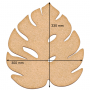 Art board Monstera Leaf, 30cm х 33,5cm - 0