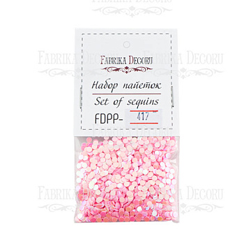 Set of sequins for decorating and embellishing #417