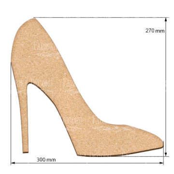  Art board Lady's shoe 30х27 cm - 2