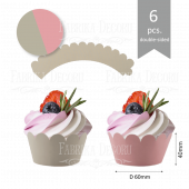 Набор картонных заготовок #005 color_Dark beige-pink Набор картонных заготовок #005 color_Dark beige-pink