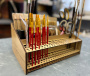 Desk organizer for art and writing supplies, 330mm x 215mm x 160mm, assembled, #393 - 1