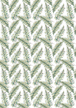 Overlay "Fern" 21х29,7 сm