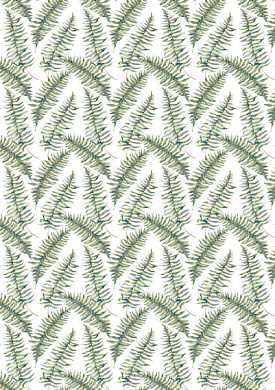overlay "fern" 21х29,7 сm