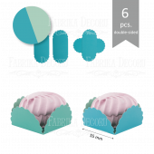 Набор картонных заготовок #010 color_Azure-turquoise Набор картонных заготовок #010 color_Azure-turquoise