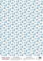deco vellum colored sheet twigs background, a3 (11,7" х 16,5")