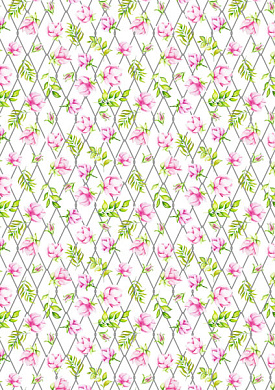 overlay "spring blossom fon" 21х29,7 сm