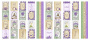 Doppelseitig Scrapbooking Papiere Satz Lavendel Provence, 30.5 cm x 30.5cm, 10 Blätter