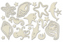 набор чипбордов морские обитатели 2 10х15 см #019 