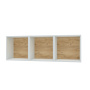 Shelf 400mm x 400mm x 250mm, White body, Back Panel MDF - 9