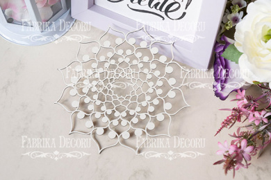  Набор чипбордов "Ажурная салфетка 15" color_Milk - 2