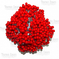 Set lacquer guelder rose berries Red 20pcs