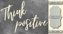 Spanplatte "Think positive" #446