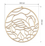 Blank for stained glass painting  "Swan song", #09 - 1