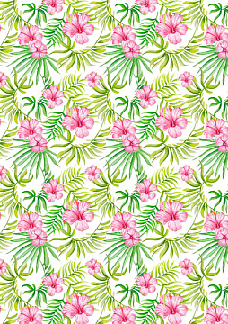 Overlay "Wild tropics" 21х29,7 сm