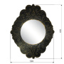 Classic Mirror, Black with Gold, Kit for Creativity #25 - 1