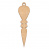 Blank for decoration New year tree toy 35, #466