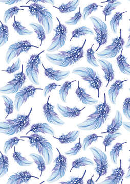 Overlay Feathers Mehrfarbig 21х29,7 сm