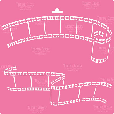 трафарет многоразовый xl (30х30см), фотопленка #071 фабрика декору
