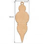 Blank for decoration New year tree toy 23, #454 - 0