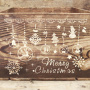 Stencil reusable, 15x20cm "Christmas border", #350 - 1