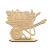figurine for painting and decorating #543 "pumpkin in a trolley"