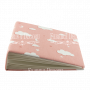 Blank album with a soft fabric cover Pink cloud 20сm х 20сm