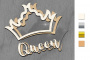 Mega shaker dimension set, 15cm x 15cm, Figured frame Queen's Crown