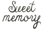 Zestaw tekturek "Sweet memory" #195